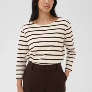 Nela T-Shirt - Mole Stripe