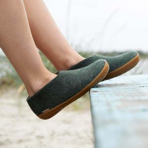 Glerups Forest shoe tøffel med gummisåle