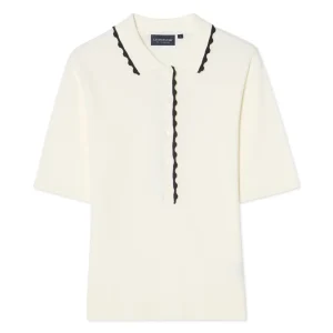 Short Sleeve Polo Sweater