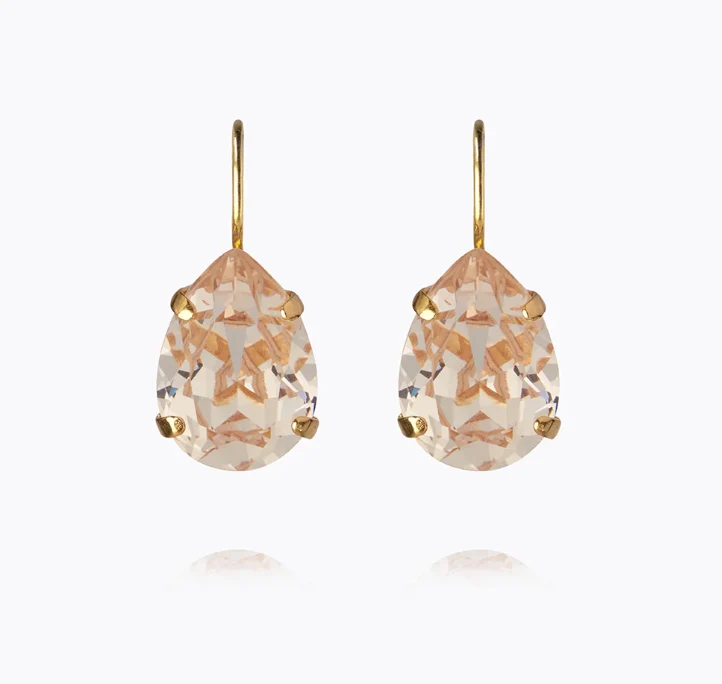 Mini Drop Clasp Earrings - silk