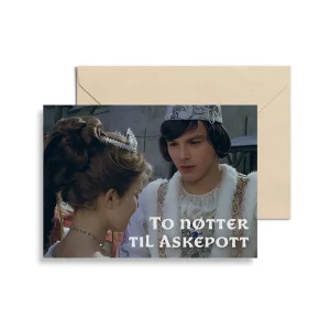 Askepott: To nøtter til Askepott - Julekort fra Higren