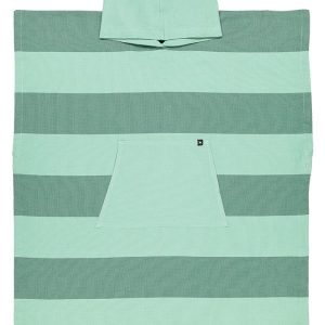 Futah Bedu badeponcho striper grønn