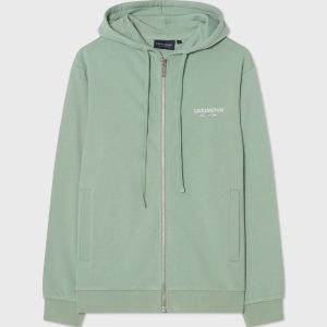 Lexington Hettejakke Zip Hoodie bomull green