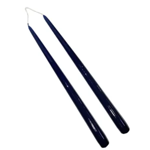 Lakklys høyde 32cm 2stk mørk blå