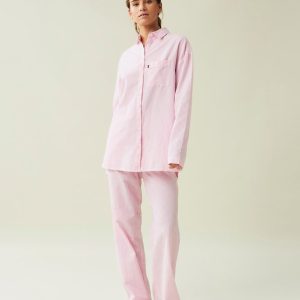 Lexington Pysjamas Jennifer organisk bomull Icons pink/white