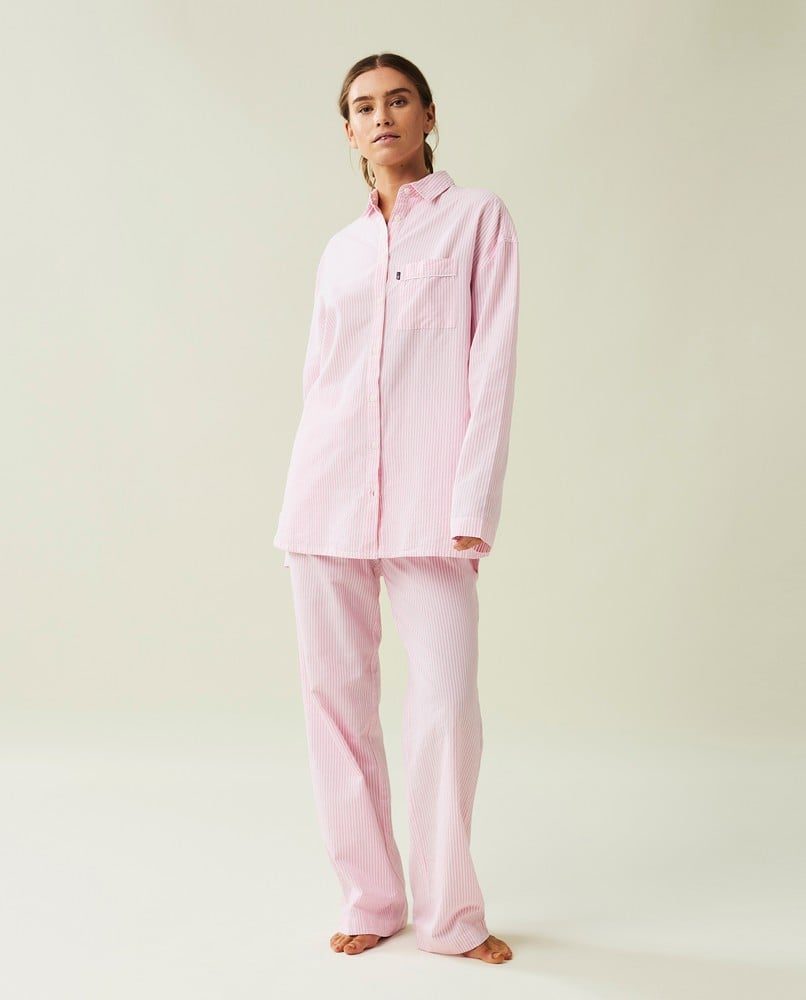 Lexington Pysjamas Jennifer organisk bomull Icons pink/white