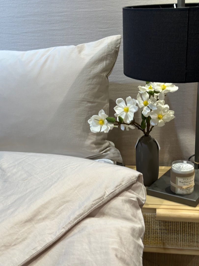 Drøm Sengetøy Stenvasket sateng beige - Image 3