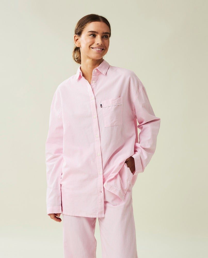 Lexington Pysjamas Jennifer organisk bomull Icons pink/white - Image 4