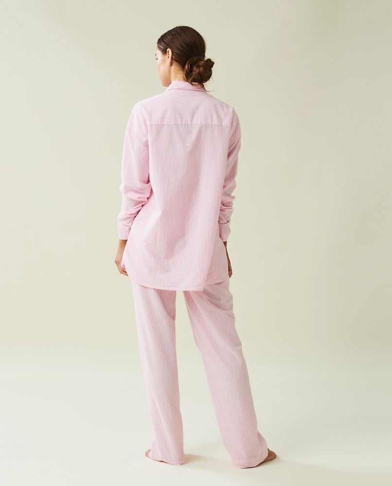 Lexington Pysjamas Jennifer organisk bomull Icons pink/white - Image 7