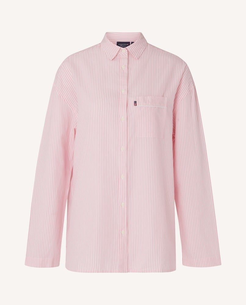 Lexington Pysjamas Jennifer organisk bomull Icons pink/white - Image 3