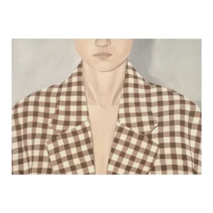 Check Shirt Print A4 - By Paper Collective