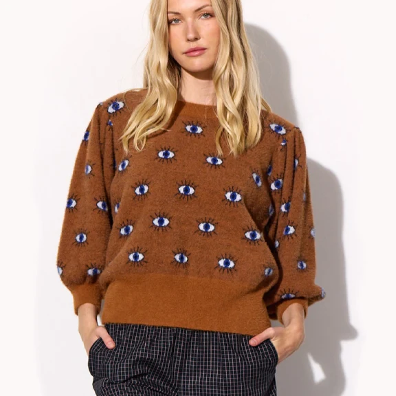 Lilou Topp Brun/Mønster - By Hunkön - Image 3