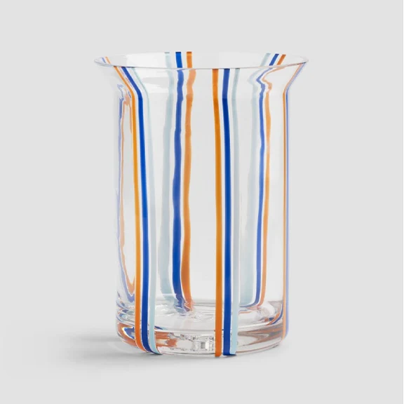 Vase Yogu Stripe Blå/Orange - By &Klevering - Image 2